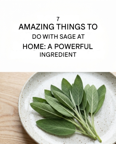 7 things you can do if you have sage at home