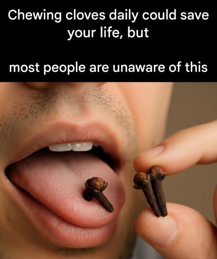 Chewing two cloves a day could save your life, but most people are unaware of this.